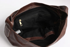 Vintage LEATHER WOMENs Large Bucket SHOULDER BAG Barrel Purse FOR WOMEN