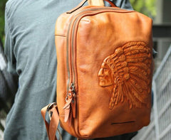Cool Leather Mens Backpacks Travel Backpack School Backpacks for men