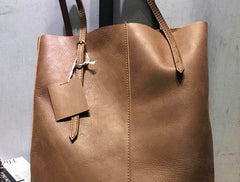 Vintage WOMENs LEATHER Tote Bag Fashion Shopper Tote Purse FOR WOMEN