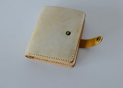 Handmade LEATHER Womens Small Wallet Leather Small Bifold Wallet FOR Women