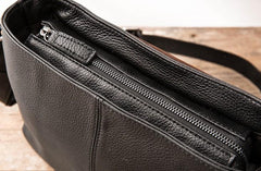 Handmade Cool Leather Mens Small Messengers Bag Shoulder Bags for Men