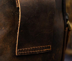 Mens Small Leather Holster Belt Case Belt Pouch Cell Phone Waist Pouch for Men