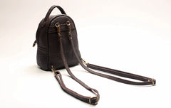 Mini LEATHER WOMEN Small Backpack Purses Cute Vintage School Backpacks FOR WOMEN
