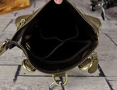 Vintage Mens Leather Side Bag Belt Pouch Holster Belt Case Waist Pouch for Men