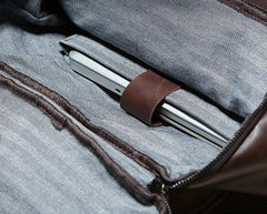 Cool Leather Mens Backpack Travel Backpack School Backpacks for Men
