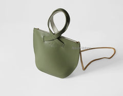 Cute Leather Green Womens Mini Chain Purse Handbag Chain Shoulder Bag for Women