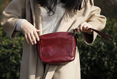 Genuine Leather Cute Crossbody Bag Shoulder Bag Women Girl Fashion Leather Purse