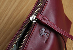 Genuine Leather Long Wallet Zipper Clutch Wallet Coin Change Makeup Wallet Purse For Women