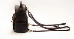 Mini LEATHER WOMEN Small Backpack Purses Cute Vintage School Backpacks FOR WOMEN