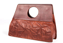Handmade Genuine Leather Handbag Shopper Bag Crossbody Bag Shoulder Bag Purse For Women - EverHandmade