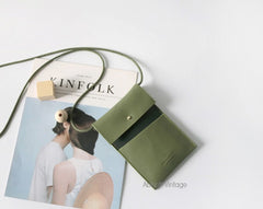 Cute Leather Womens Slim Cell Phone Purse Crossbody Purses Shoulder Bag for Women