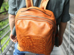 Cool Leather Mens Backpacks Travel Backpack School Backpacks for men