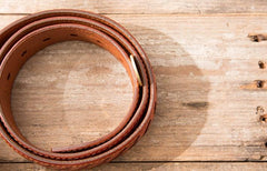 Handmade Cool Braided Leather Mens Belt Leather Belt for Men
