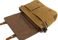 Waxed Canvas Mens Camera Shoulder Bag Canvas Messenger Bag Canvas Camera Side Bag for Men