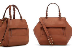 Handmade Genuine Leather Handbag Crossbody Bag Shoulder Bag Purse For Women - EverHandmade