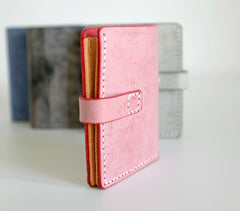 Handmade LEATHER Womens Small Wallet Leather Small Bifold Wallet FOR Women