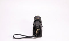 Vintage LEATHER Womens Wristlet Bag Doctor Long Wallet Mini Shoulder Bag FOR Women