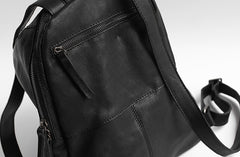 Vintage LEATHER WOMEN Barrel Backpacks School Bucket Backpacks FOR WOMEN