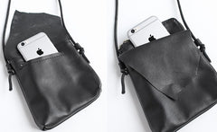 Vintage LEATHER WOMEN Mini Cell Phone Crossbody Purse Small SHOULDER BAG Purses FOR WOMEN
