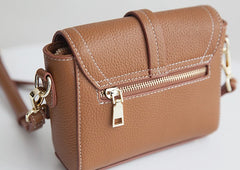 Minimalist Leather Womens Stylish Small Shoulder Bag Crossbody Purse for Women