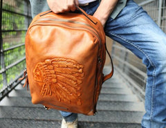 Cool Leather Mens Backpacks Travel Backpack School Backpacks for men