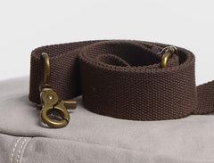 Cool Canvas Gray Mens Sling Bag Chest Bag One Shoulder Pack for men