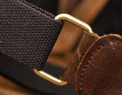 Leather Mens Chest Bag Sling Bag Sling Shoulder Bag Sling Backpacksfor men
