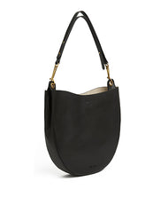 Cute Womens Red Leather Saddle Round Shoulder Bag Round Crossbody Purse for Women