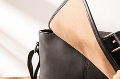 Cool Leather Mens Small Messenger Bag Side Bag Shoulder Bags for Men