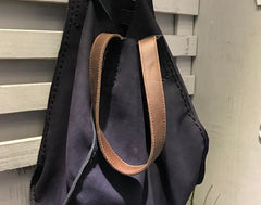 Vintage WOMENs LEATHER Large Tote Bag Handmade Vintage Tote Purse FOR WOMEN