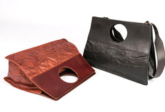 Handmade Genuine Leather Handbag Shopper Bag Crossbody Bag Shoulder Bag Purse For Women - EverHandmade