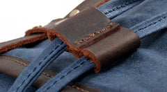 Waxed Canvas Mens Travel Backpack Canvas Hiking Backpack Canvas Backpack for Men