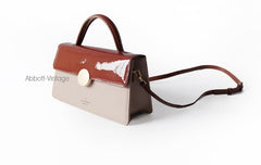 Cute Leather Brown Womens Handbag Crossbody Bag Purse Shoulder Bag for Women