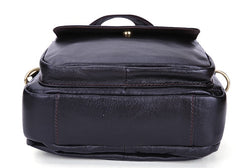 Leather Small Handbag Messenger Bag Shoulder Bag For Men