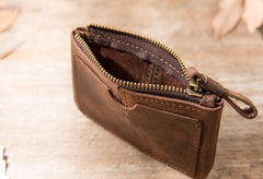 Leather Mens Card Holders Slim Front Pocket Wallet Coin Wallet for Men