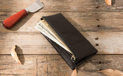 Cool Mens long Wallet Leather Bifold Wallet Long Wallets for Men