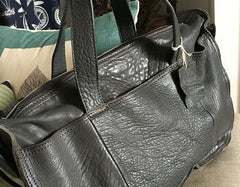 Vintage WOMENs LEATHER Travel Handbag Travel Bag Shoulder Bag FOR WOMEN