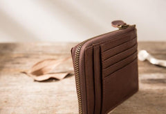 Leather Mens Slim Card Holder Front Pocket Wallets Card Wallets for Men