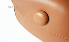 Cute Leather Red Brown Womens Saddle Purse Saddle Shoulder Bag for Women