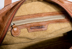 Handmade Genuine Leather Handbag Shopper Bag Purse Shoulder Bag Purse For Women - EverHandmade