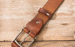 Handmade Cool Leather Mens Belt Leather Belt for Men