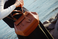 Handmade Genuine Leather Handbag Crossbody Bag Shoulder Bag Purse For Women - EverHandmade