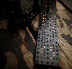 Handmade Genuine Leather Mens Belt Custom Cool Leather Men Black Belts for Men