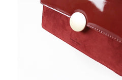 Cute Leather Red Womens Handbag Crossbody Bag Purse Shoulder Bag for Women