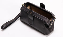 Vintage LEATHER Womens Wristlet Bag Doctor Long Wallet Mini Shoulder Bag FOR Women