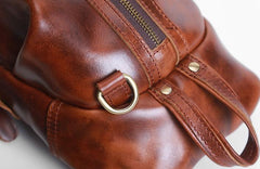 Cool Leather Mens Sling Bag Shoulder Sling Bag Chest Bag for men