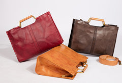 Handmade Genuine Leather Handbag Bag Shoulder Bag Shopper Bag Purse For Women - EverHandmade