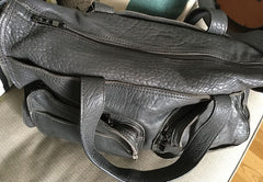 Vintage WOMENs LEATHER Travel Handbag Travel Bag Shoulder Bag FOR WOMEN