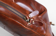 Cool Leather Mens Sling Bag Shoulder Sling Bag Chest Bag for men