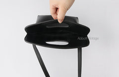 Cute Green Black Leather Womens Mini Crossbody Purse Shoulder Bag for Women